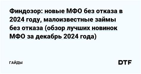 Займ без отказа 2024 года: новые возможности